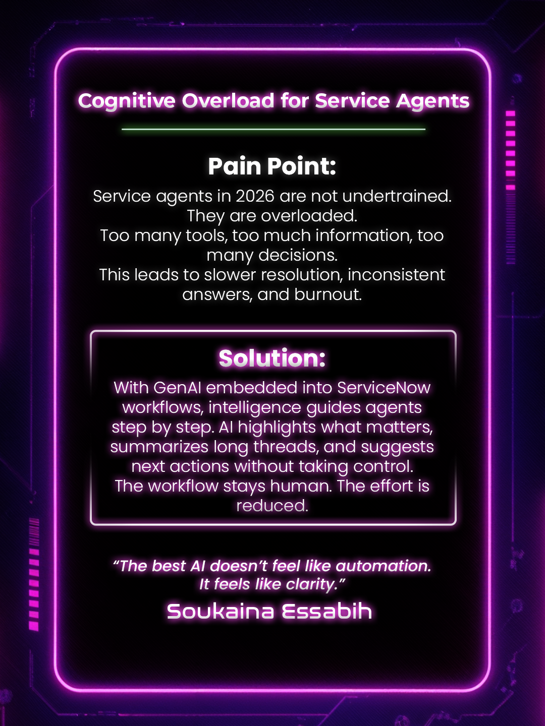 Talent insight Soukaina