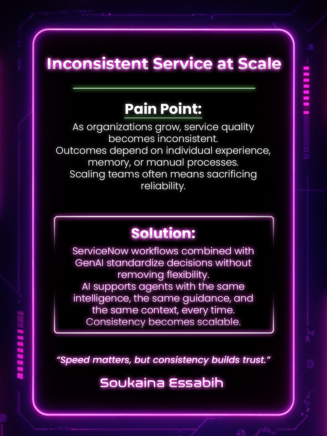 Talent insight Soukaina